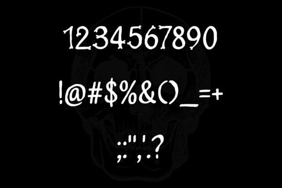 Funky Bones Font - Preview 3