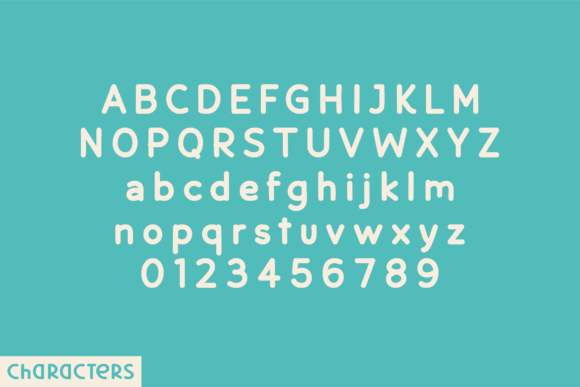 Puffy Cloud Font PNG with transparent background - Preview 1