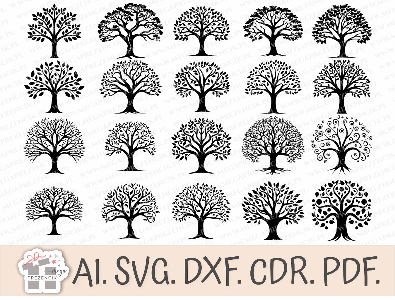 Tree of Happiness Svg. Tree of Life Svg Graphic by MegaPrezencik ...