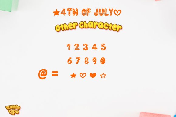 4th of July Font - Preview 6