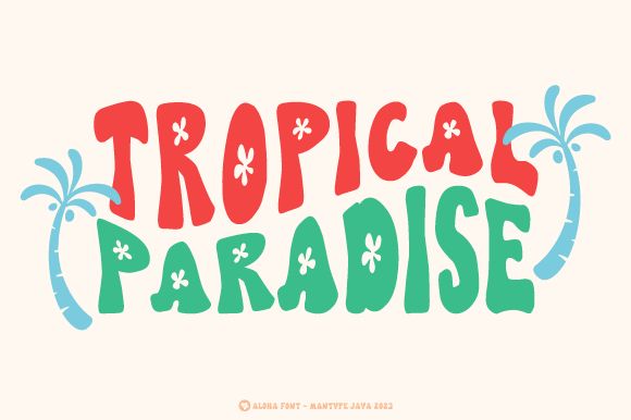 Aloha Font - Preview 4
