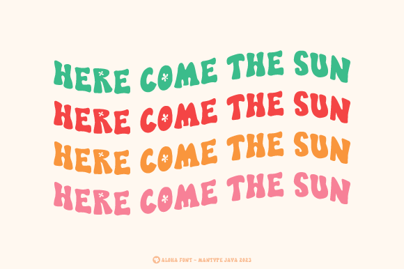 Aloha Font - Preview 5