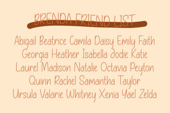 Brenda Home Font - Preview 6