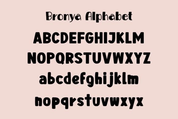 Bronya Font - Preview 3