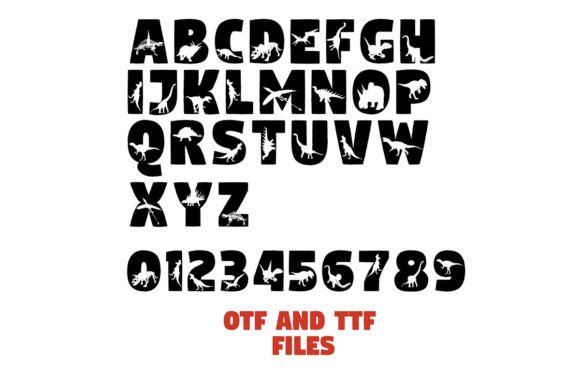 Dino Font - Preview 1