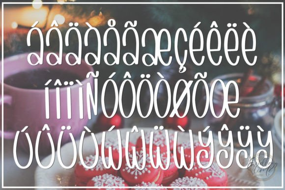 Gooey Christmas Cookies Font - Preview 1