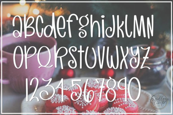 Gooey Christmas Cookies Font - Preview 2