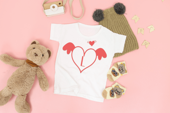 Heart Wings Monogram Font - Preview 3