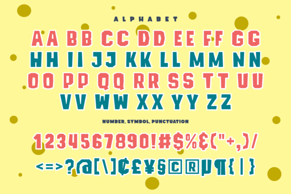 Herby Paper Font PNG with transparent background - Preview 6