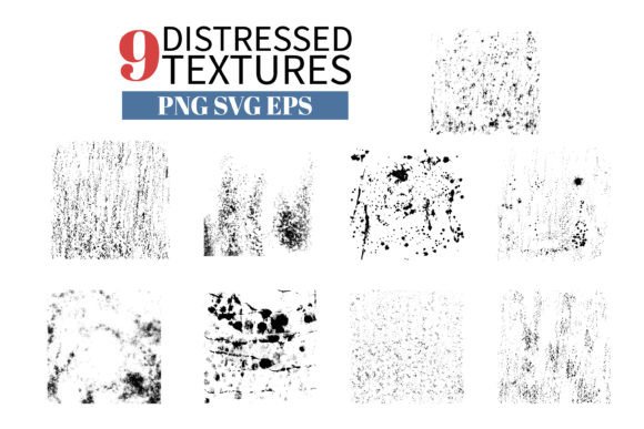High-Quality Grunge Texture SVG Bundle