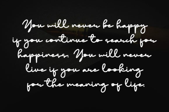 Hilma Signature Font PNG with transparent background - Preview 3