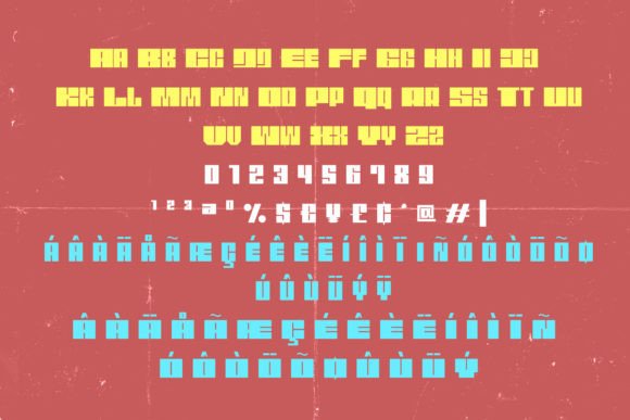 Monssla Font PNG with transparent background - Preview 6
