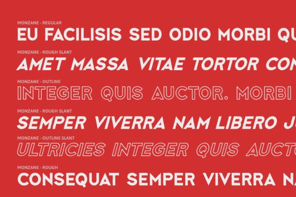 Monzane Font PNG with transparent background - Preview 5