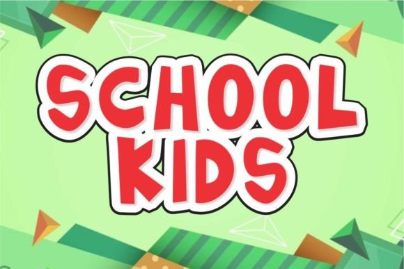 Nime Kids Font PNG with transparent background - Preview 1