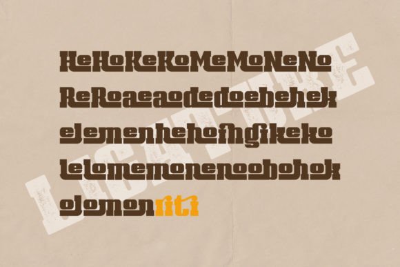 Rebaston Font PNG with transparent background - Preview 5