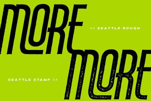 Seattle Highland Font font preview - 2