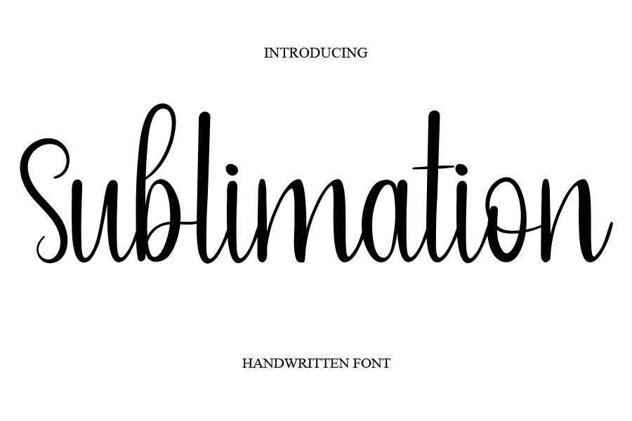 Sublimation