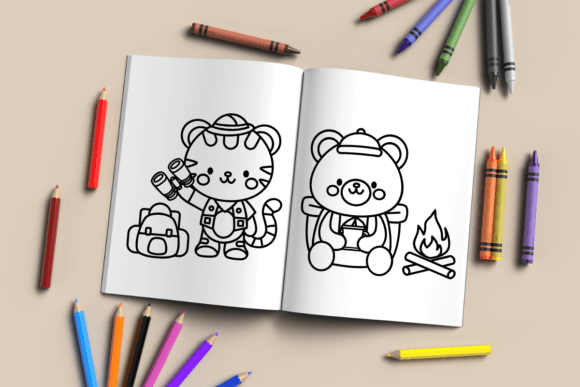 Camping Doodle Font - Preview 3