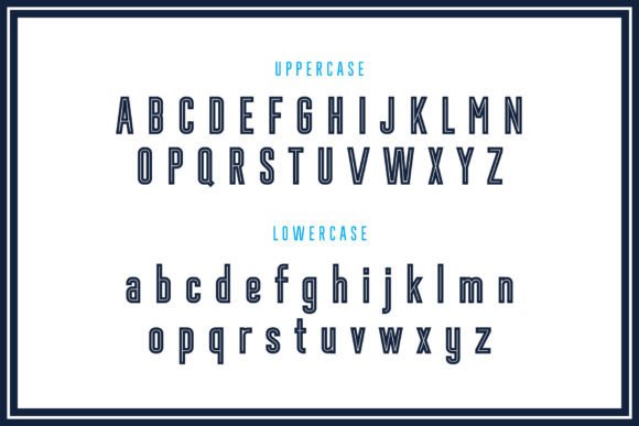Jersey Font PNG with transparent background - Preview 1