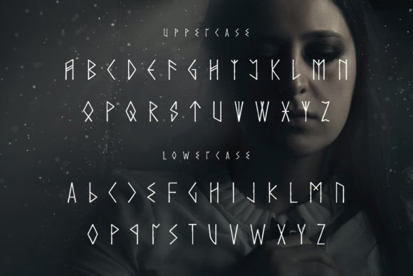 Shieldmaiden Font PNG with transparent background - Preview 1