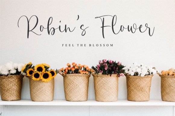 Dramatic Florals Font PNG with transparent background - Preview 3