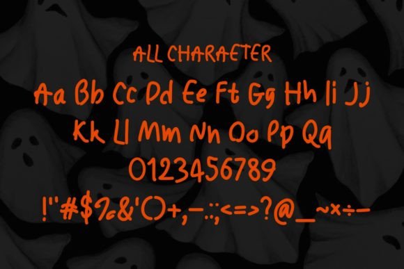 Eerie Echoes Font - Preview 3