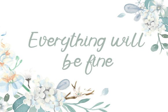 Flowers Font - Preview 4