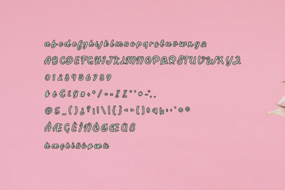Flowers Font - Preview 5