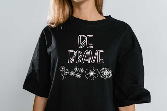 Line Doodle Font PNG with transparent background - Preview 3