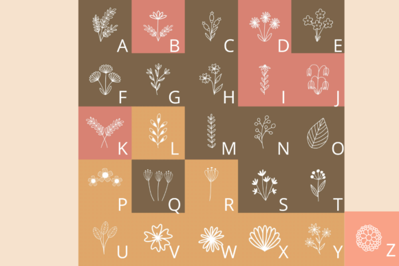 Line Doodle Font PNG with transparent background - Preview 4