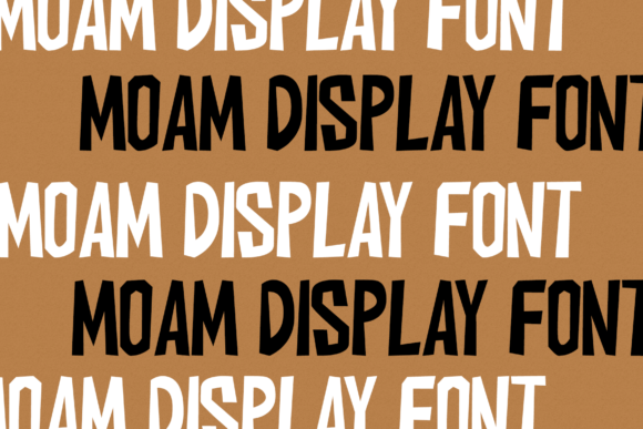 Moam Font PNG with transparent background - Preview 4