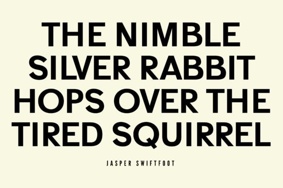 Neropark Font PNG with transparent background - Preview 2