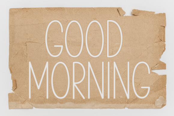 Paper Flower Font PNG with transparent background - Preview 1