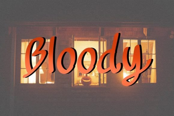 Bloody Font - Preview 4