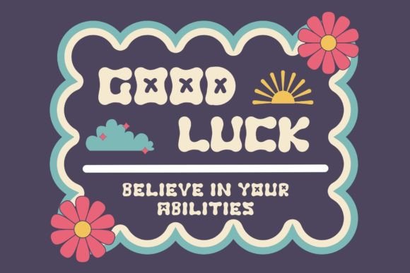 Happy Grooming Font PNG with transparent background - Preview 1