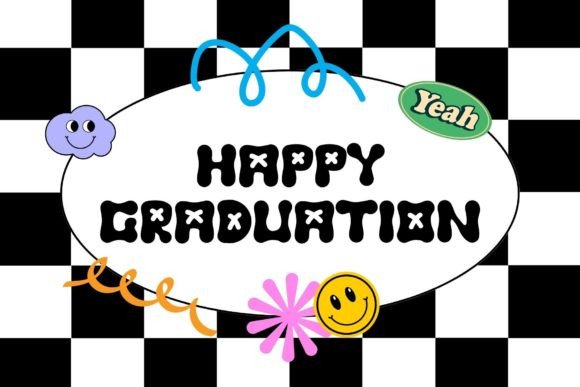 Happy Grooming Font PNG with transparent background - Preview 2