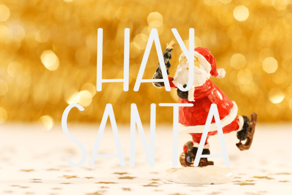 Host Christmas Font PNG with transparent background - Preview 2