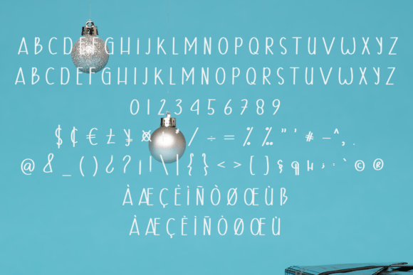 Host Christmas Font PNG with transparent background - Preview 4