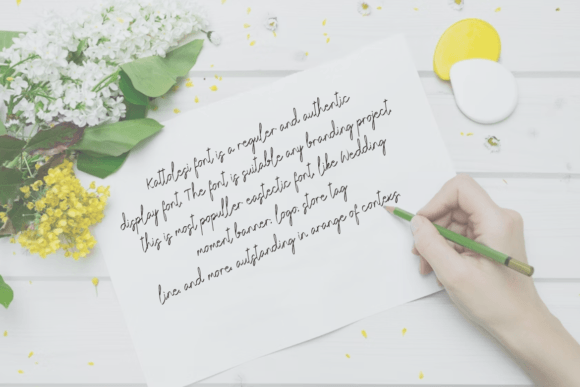 Kattolesi Font PNG with transparent background - Preview 3