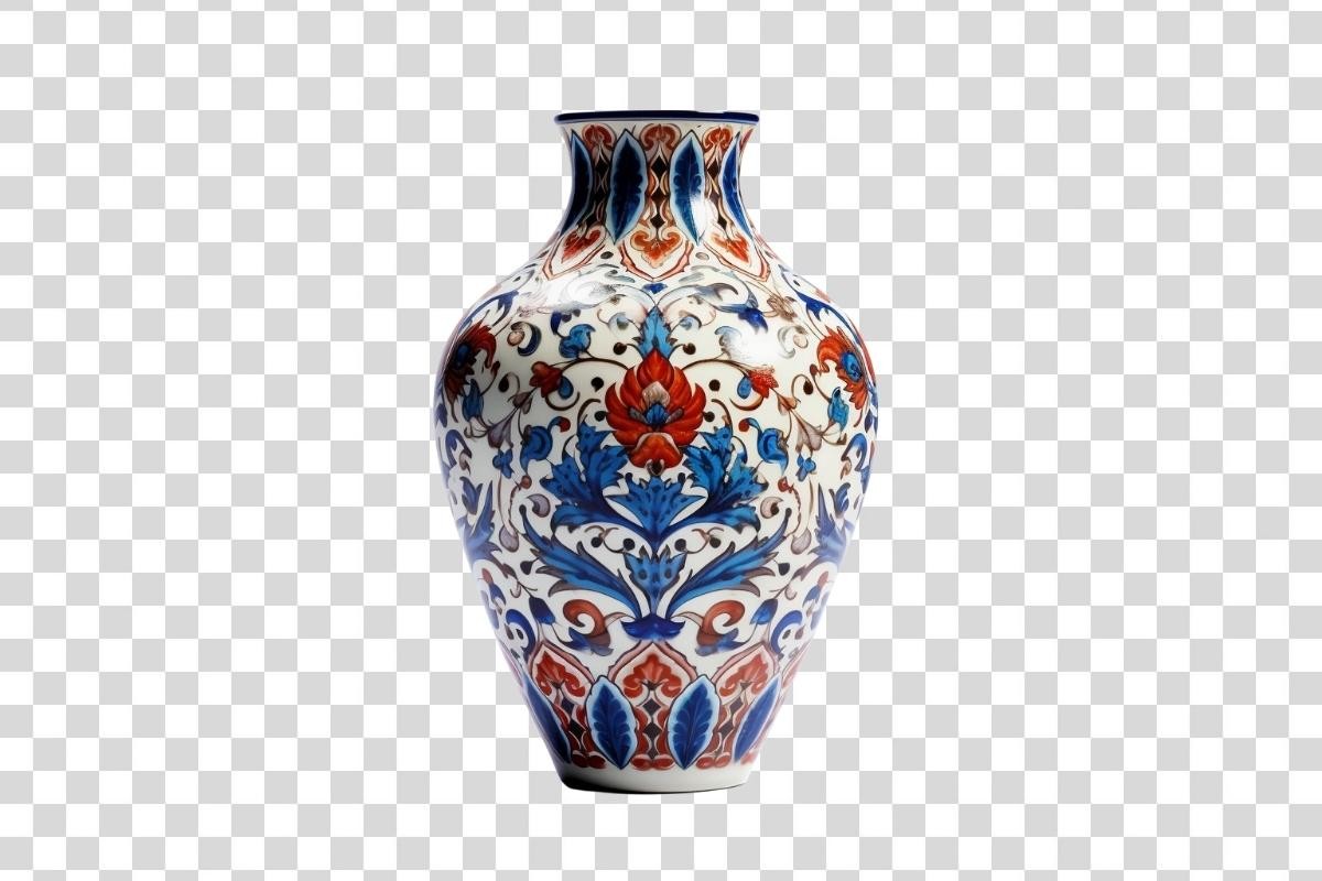 #420 Decorative Vase Isolated Graphic by Whimsy Girl · Creative Fabrica