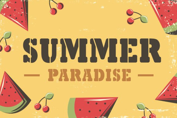 Back to Beach Font - Preview 3