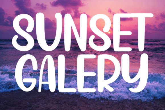 Beach Font - Preview 1