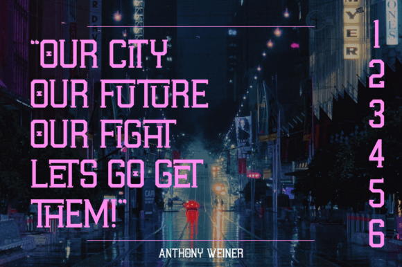 Brocket Flaming Font - Preview 1