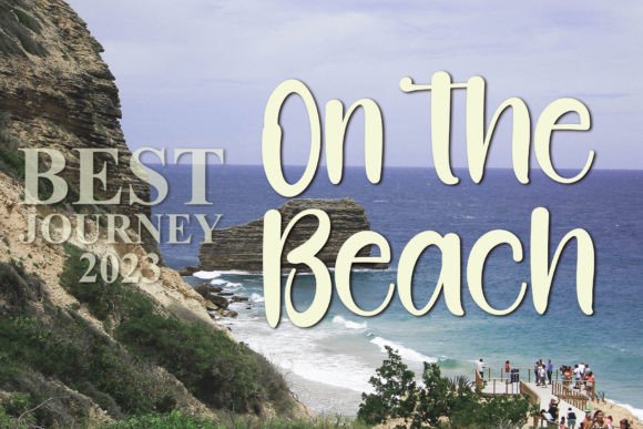 Beach Vintage Font - Preview 2