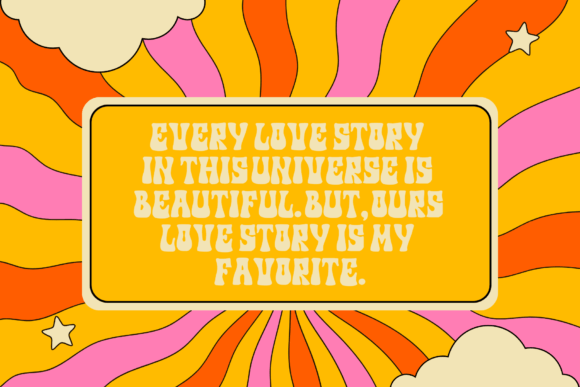 Camed Groovy Font - Preview 5