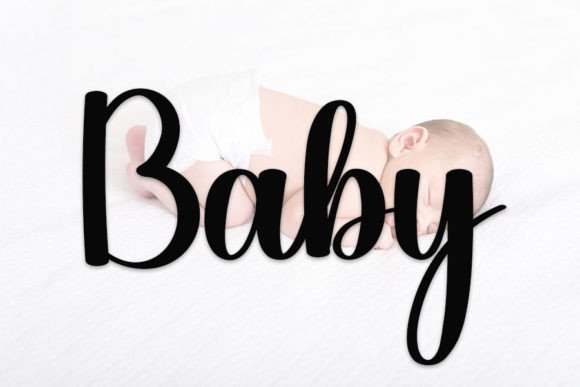 Caring Font - Preview 1