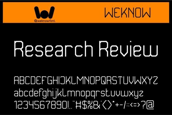 Characteristic Font - Preview 2