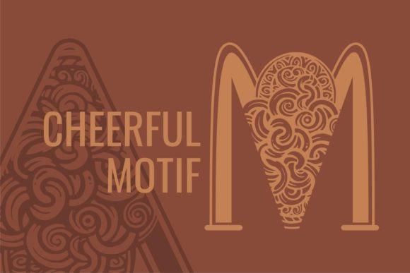 Cheerful Motif Font - Preview 1