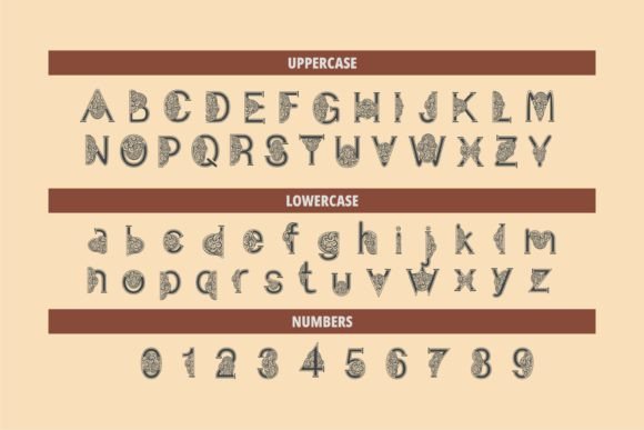 Cheerful Motif Font - Preview 2