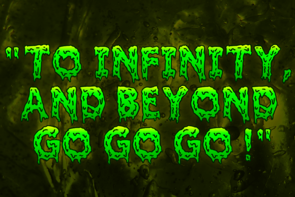 Creature Slime Font - Preview 1